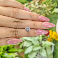 1.54 Ct. White Sapphire from Ceylon (Sri Lanka) Life Style