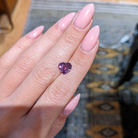 2.25 Ct. Purple Sapphire from Ceylon (Sri Lanka) Life Style