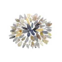 99.80 Ct. Multi Color Sapphire Crystal from Ceylon (Sri Lanka) Video