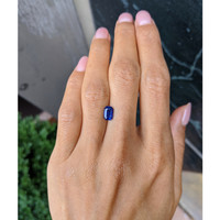 1.31 Ct. Blue Sapphire from Ceylon (Sri Lanka) Life Style