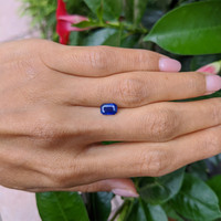 1.31 Ct. Blue Sapphire from Ceylon (Sri Lanka) Life Style