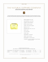2.40 Ct. Yellow Sapphire from Ceylon (Sri Lanka) Scan Report