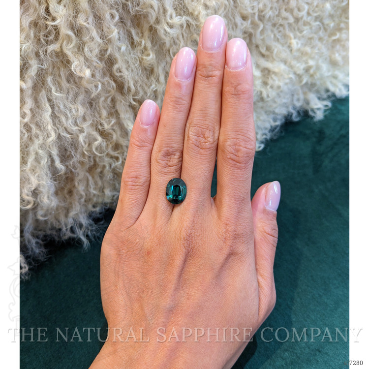 5.59 Ct. Green Sapphire from Madagascar