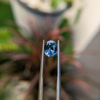1.61 Ct. Blue Sapphire from Ceylon (Sri Lanka) Life Style