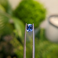 1.04 Ct. Blue Sapphire from Ceylon (Sri Lanka) Life Style