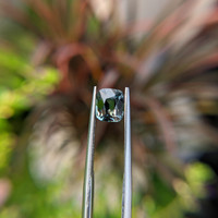 1.62 Ct. Green Sapphire from Madagascar Life Style