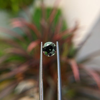 1.22 Ct. Green Sapphire from Madagascar Life Style