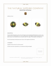 1.50 Ct. Sapphire from Madagascar Appraisal