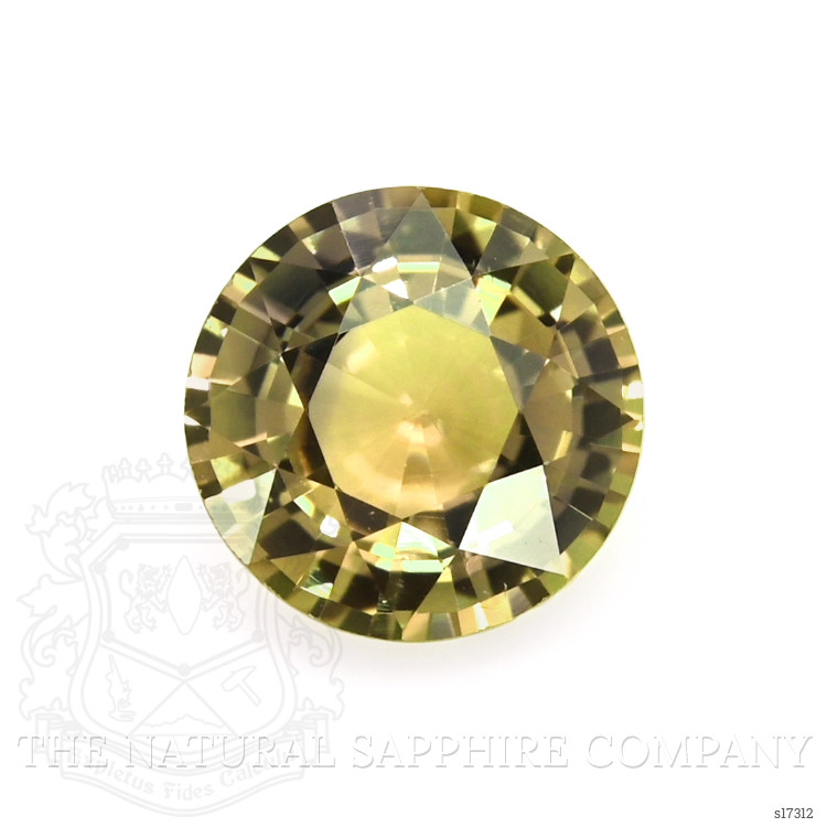 1.12 Ct. Greenish Yellow Sapphire from Madagascar
