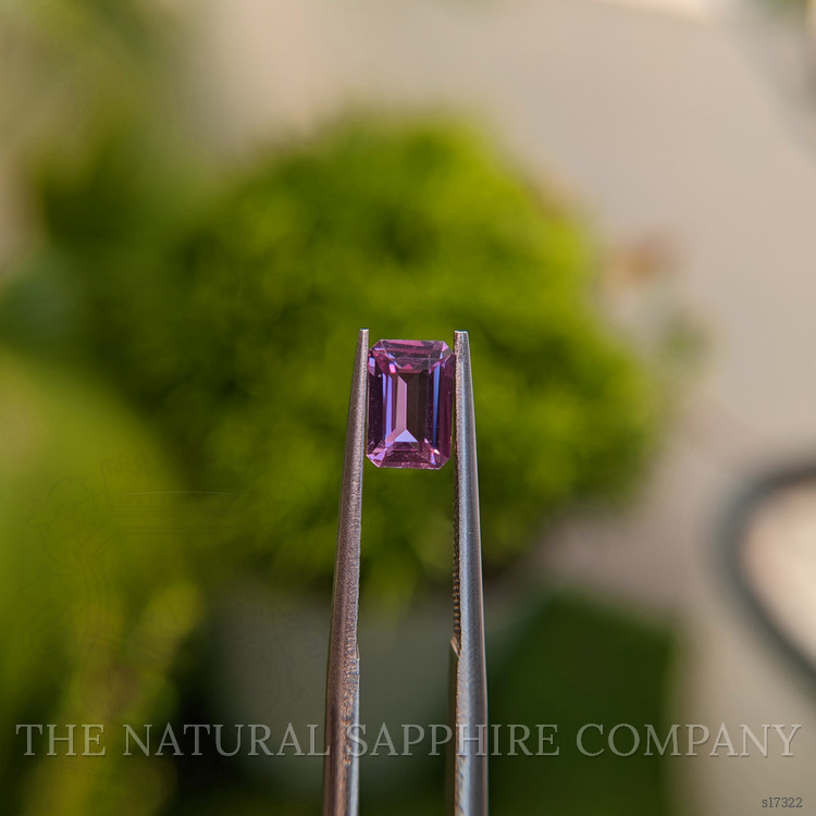 1.03 Ct. Purplish Pink Sapphire from Ceylon (Sri Lanka)