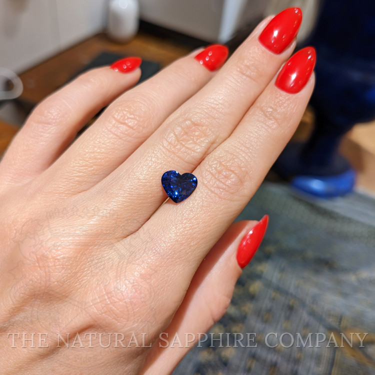 2.94 Ct. Blue Sapphire from Ceylon (Sri Lanka)