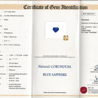 3.19 Ct. Blue Sapphire from Ceylon (Sri Lanka) Scan Report