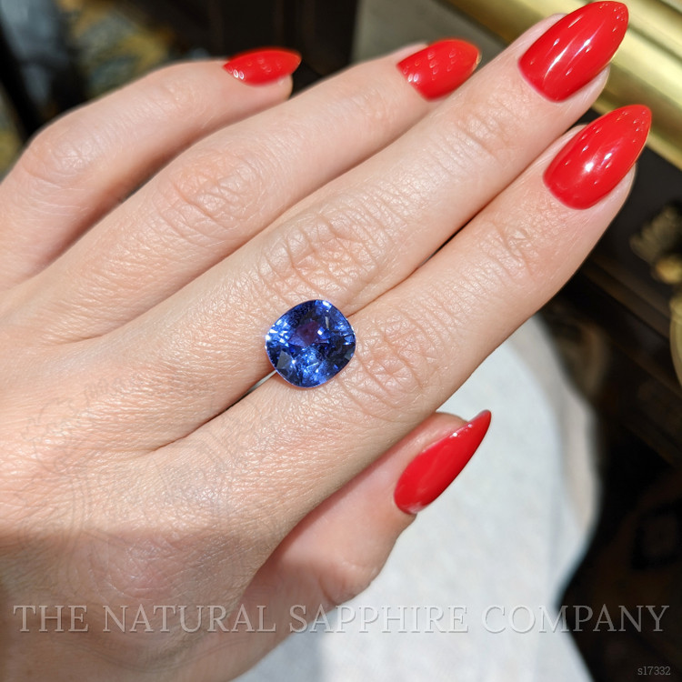 5.86 Ct. Blue Sapphire from Ceylon (Sri Lanka)