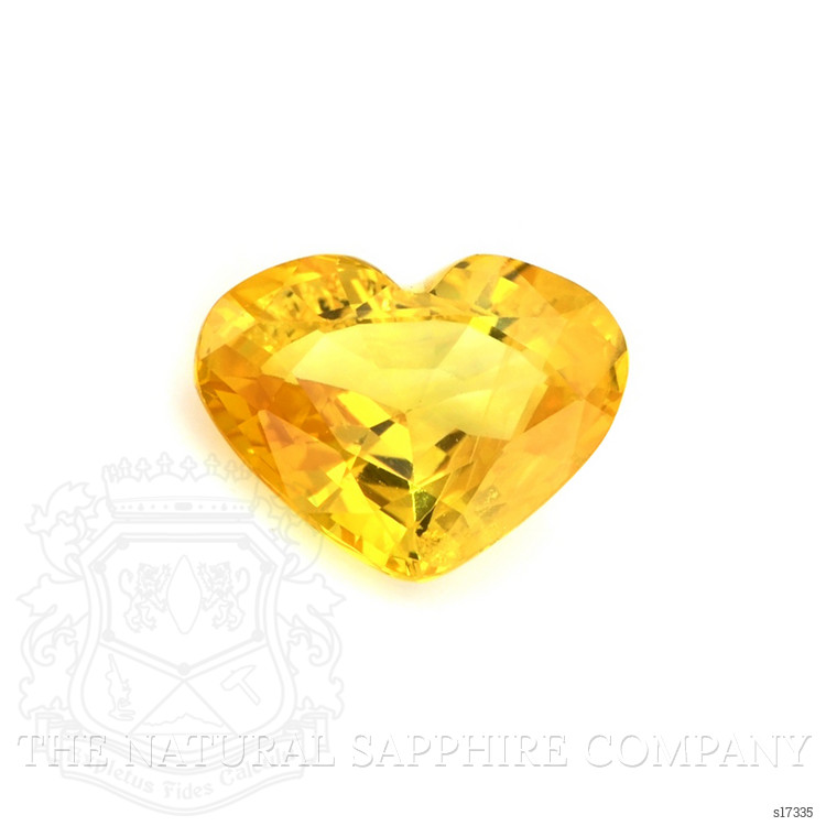 1.32 Ct. Orangish Yellow Sapphire from Ceylon (Sri Lanka)