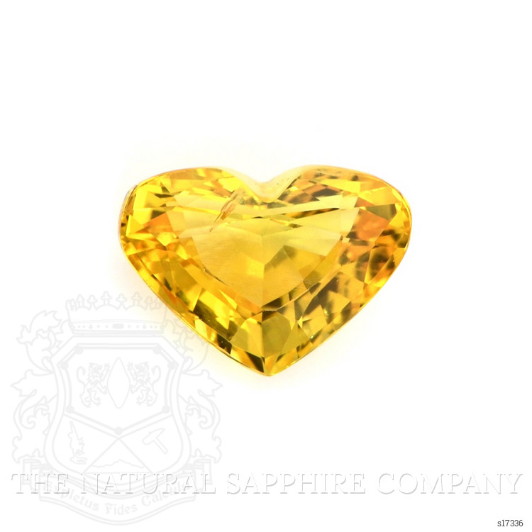 1.65 Ct. Orangish Yellow Sapphire from Ceylon (Sri Lanka)