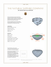 1.65 Ct. Orangish Yellow Sapphire from Ceylon (Sri Lanka) 3 D Scan Report
