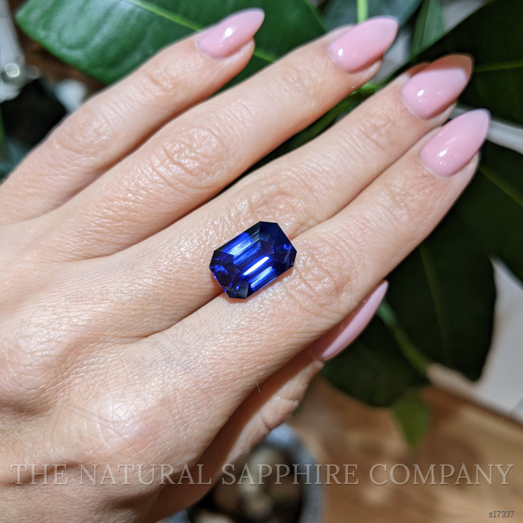 10.94 Ct. Blue Sapphire from Ceylon (Sri Lanka)
