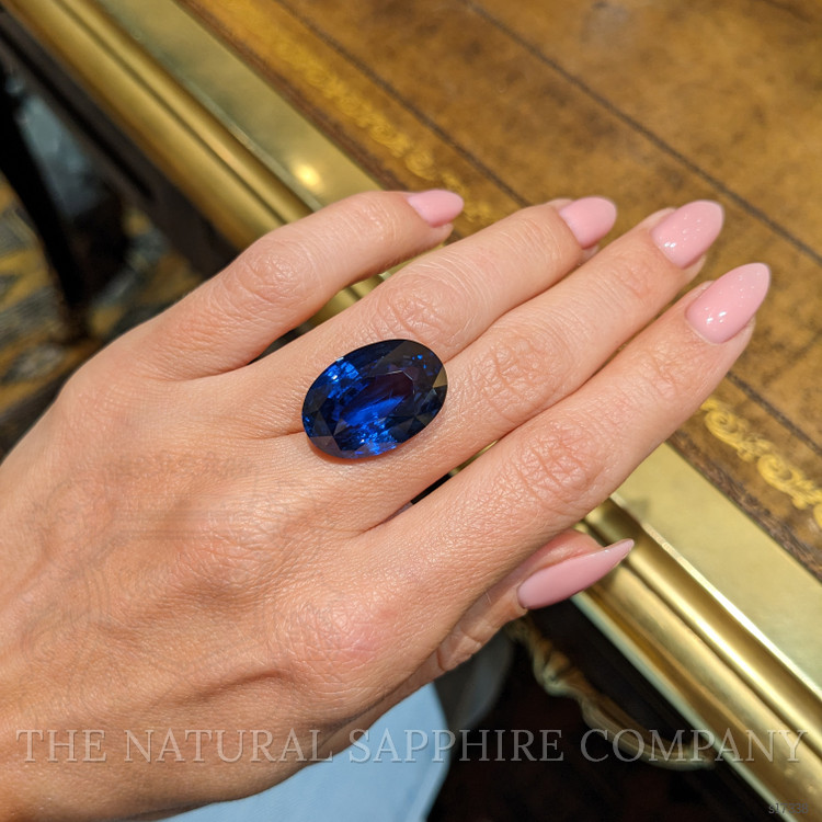 27.27 Ct. Blue Sapphire from Ceylon (Sri Lanka)