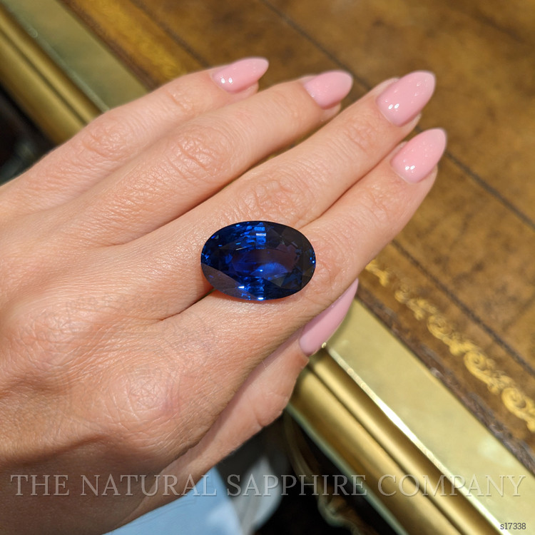 27.27 Ct. Blue Sapphire from Ceylon (Sri Lanka)