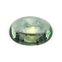 0.87 Ct. Bluish Green Cabochon Sapphire from Montana Video