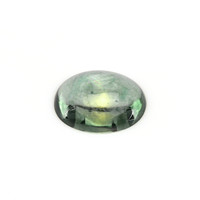 0.87 Ct. Yellowish Green Cabochon Sapphire from Montana Video