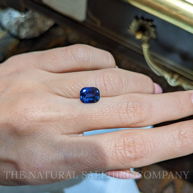 3.02 Ct. Blue Sapphire from Ceylon (Sri Lanka)