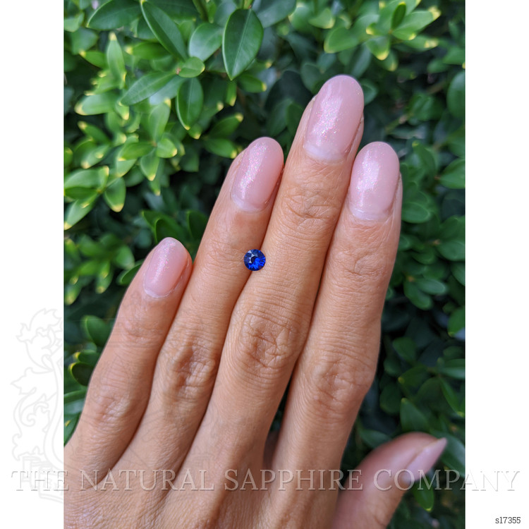 0.34 Ct. Blue Sapphire from Ceylon (Sri Lanka)