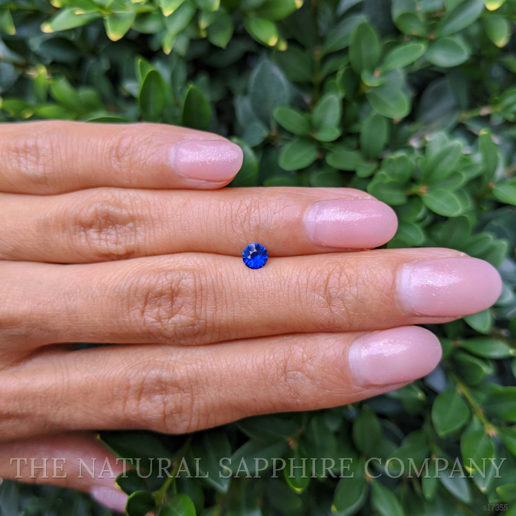 0.34 Ct. Blue Sapphire from Ceylon (Sri Lanka)