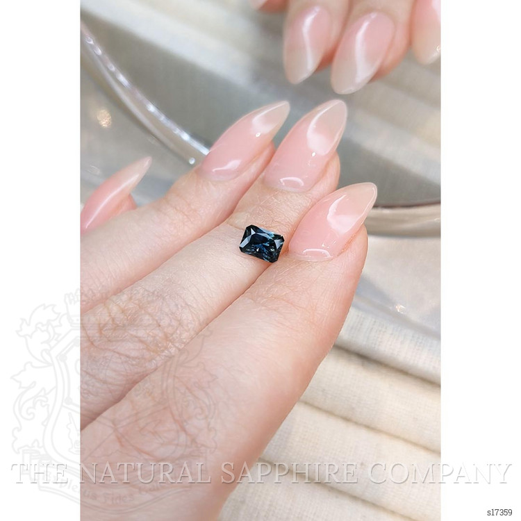 0.82 Ct. Greenish Blue Sapphire from Montana