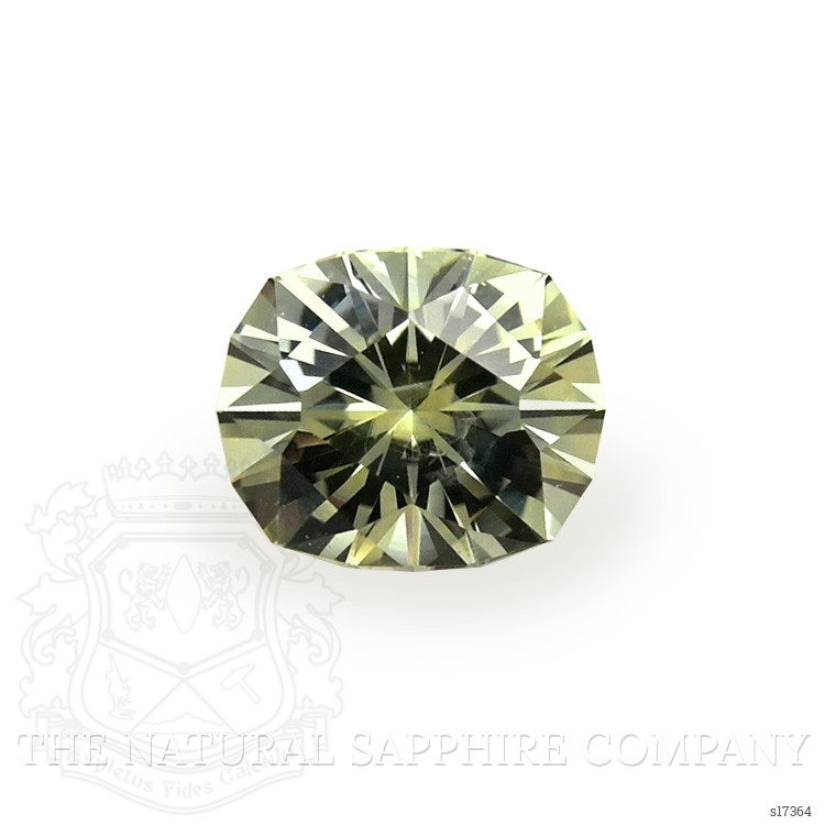 0.76 Ct. Yellowish Green Sapphire from Montana