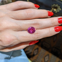 6.00 Ct. Pink Sapphire from Madagascar Life Style