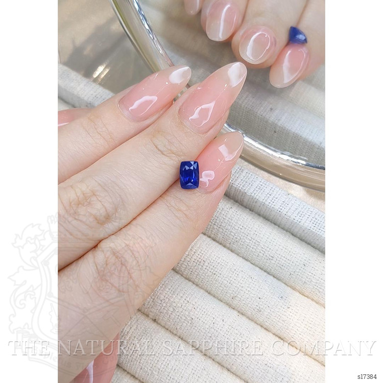 1.63 Ct. Blue Sapphire from Ceylon (Sri Lanka)