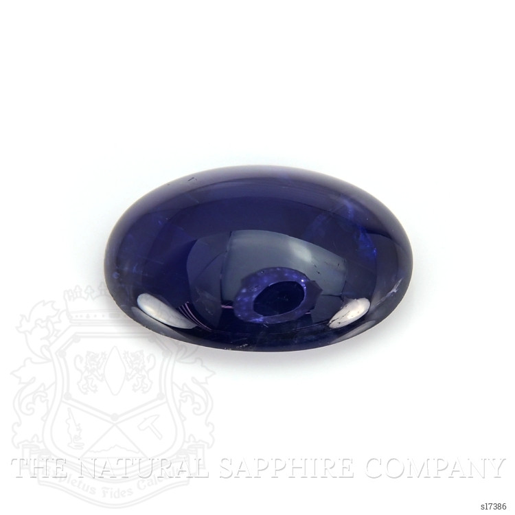 7.64 Ct. Blue Cabochon Sapphire from Burma (Myanmar)