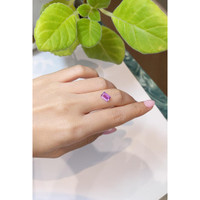 1.54 Ct. Pinkish Purple Sapphire from Ceylon (Sri Lanka) Life Style