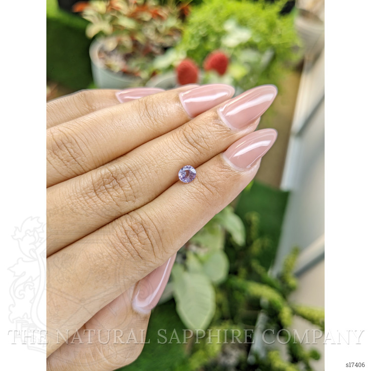 0.68 Ct. Purple Sapphire from Ceylon (Sri Lanka)