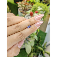 0.72 Ct. Violet Sapphire from Ceylon (Sri Lanka) Life Style
