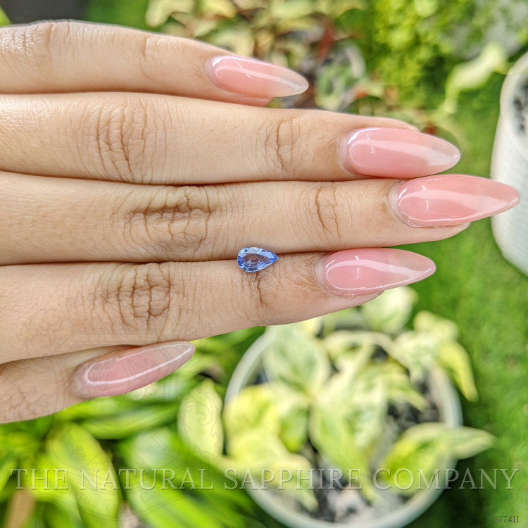 0.70 Ct. Blue Sapphire from Ceylon (Sri Lanka)