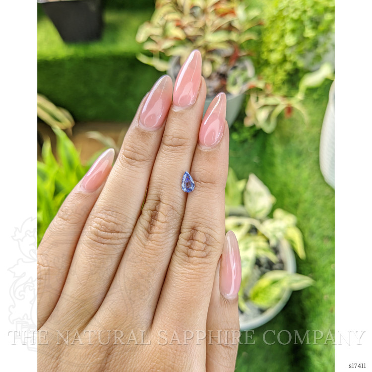 0.70 Ct. Blue Sapphire from Ceylon (Sri Lanka)
