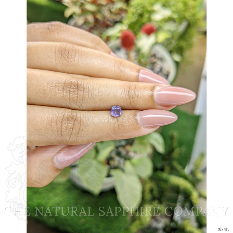 0.57 Ct. Purple Sapphire from Ceylon (Sri Lanka)