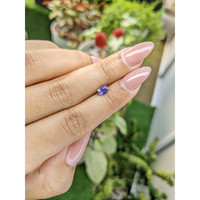 0.61 Ct. Violet Sapphire from Ceylon (Sri Lanka) Life Style
