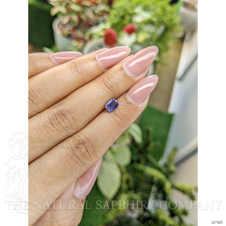0.78 Ct. Violet Sapphire from Ceylon (Sri Lanka)