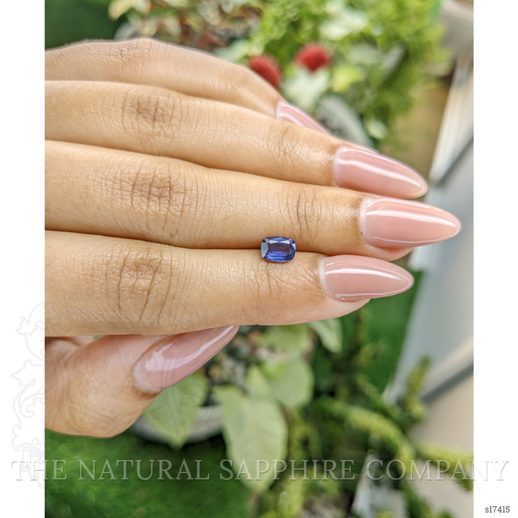 0.78 Ct. Violet Sapphire from Ceylon (Sri Lanka)