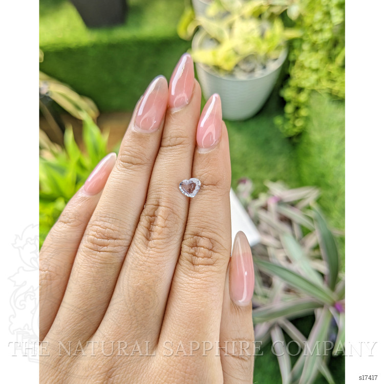 0.94 Ct. Purple Sapphire from Ceylon (Sri Lanka)