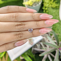 0.94 Ct. Purple Sapphire from Ceylon (Sri Lanka) Life Style