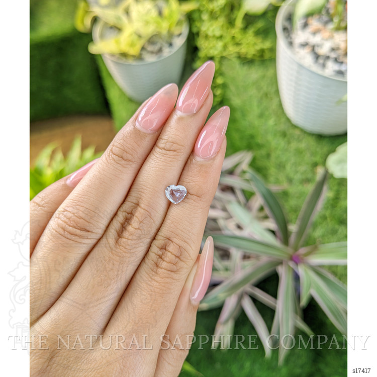 0.94 Ct. Purple Sapphire from Ceylon (Sri Lanka)