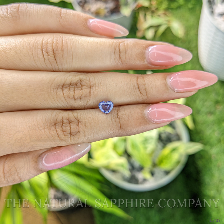 0.75 Ct. Blue Sapphire from Ceylon (Sri Lanka)