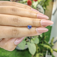 0.78 Ct. Blue Sapphire from Ceylon (Sri Lanka) Life Style