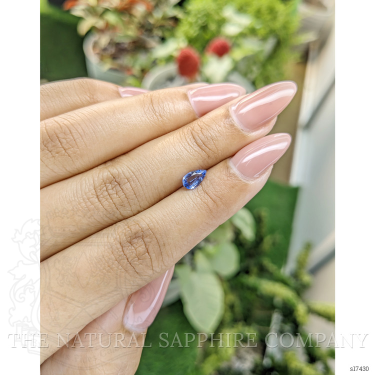 0.53 Ct. Blue Sapphire from Ceylon (Sri Lanka)