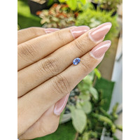 0.62 Ct. Blue Sapphire from Ceylon (Sri Lanka) Life Style