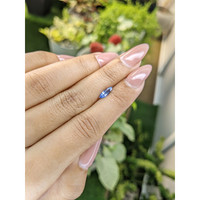 0.62 Ct. Blue Sapphire from Ceylon (Sri Lanka) Life Style